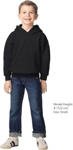 Gildan Youth Hoodie Sweatshirt, Style G18500B - Image 3