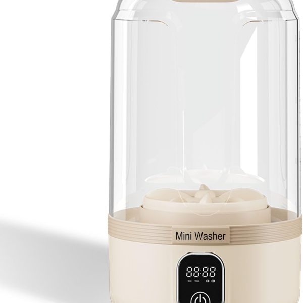 Portable Washing Machine,Wireless Mini Washer Deeply Cleans Small Laundry Items, Socks, Underwear, Baby Clothes,Small Washer Is Suitable for Solo Living, Apartments, Hotels, Travel, And Camping