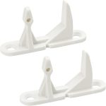 2 Pack Washer Door Striker Lock Latch Replacement Parts for Frigidaire Affinity 131763310 - Front Load Catch Fits for Gibson, for Kenmore - Replaces 131763300, AP3580441, PS890617 - Easy to Install