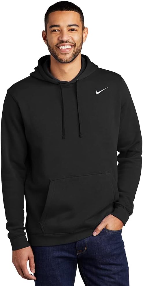 Nike Men's Hoodie Sweatershirt Pullover Club Cotton With Big and Nike Men's Hoodie Sweatershirt Pullover Club Cotton With Big and Tall Sizes