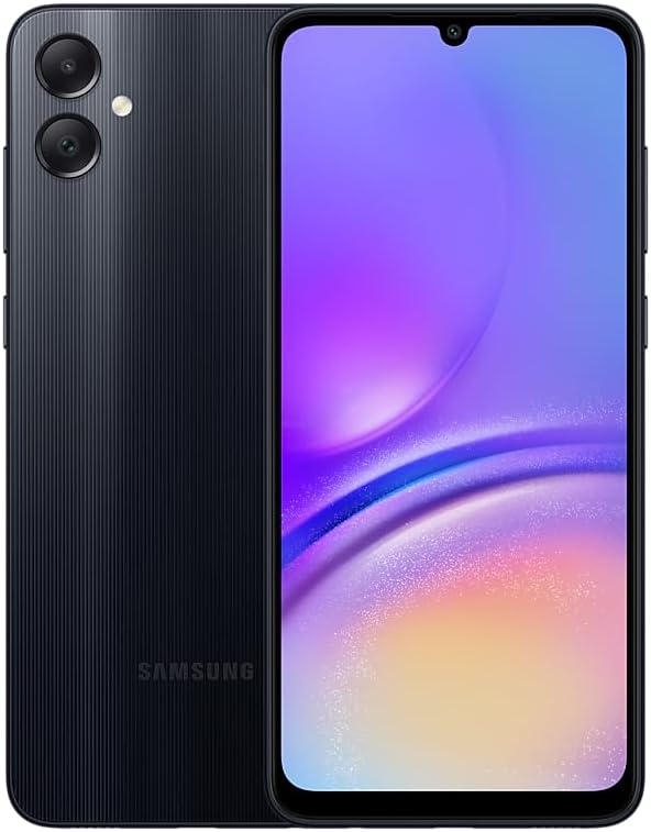 SAMSUNG Galaxy A05 (SM-A055M/DS), 128GB 4GB RAM, Dual SIM, Factory SAMSUNG Galaxy A05 (SM-A055M/DS), 128GB 4GB RAM, Dual SIM, Factory Unlocked GSM, International Version (Wall Charger Bundle) - (Black)