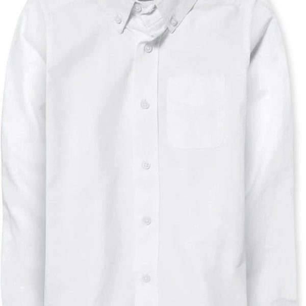 The Children's Place Boys Long Sleeve Oxford Button Down Shirt