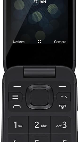 Nokia 2780 Flip | Unlocked | Universally Compatible with All Mobile Carriers | Black