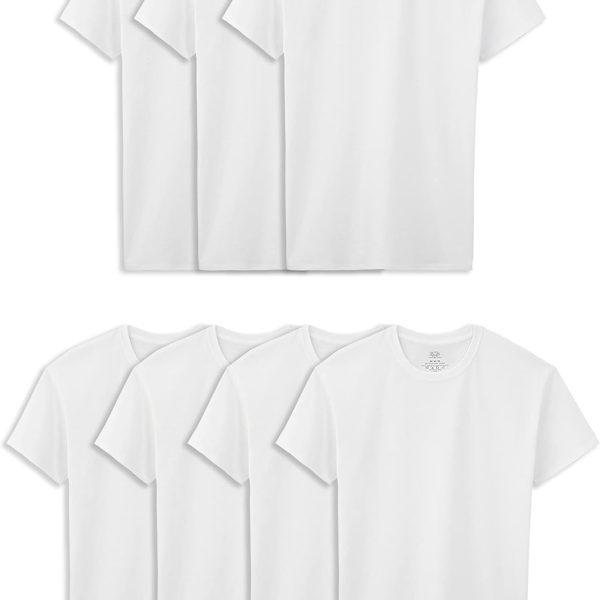 Fruit of the Loom Boys' Eversoft Cotton Undershirts, T Shirts & Tank Tops