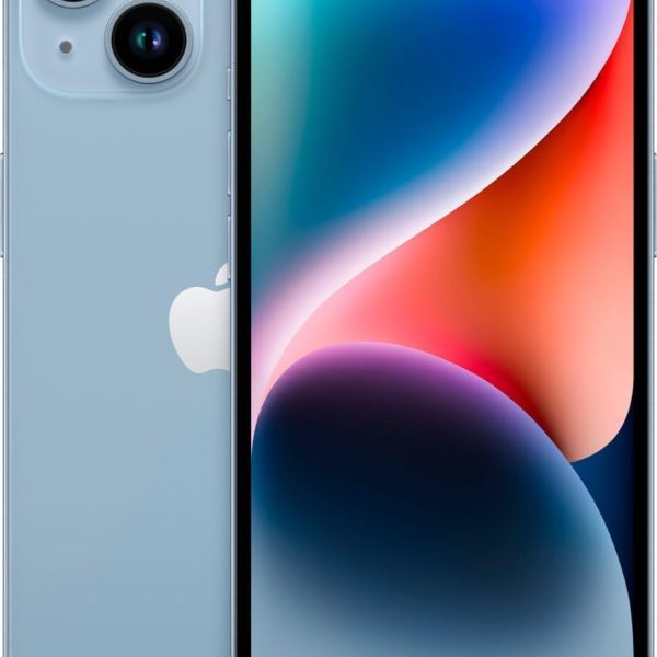 Apple iPhone 14, 128GB, Blue - Unlocked (Renewed)