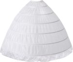 Women’s Petticoat Skirt Crinoline for Girls Hoop Skirt Petticoat Underskirt Half Slips - Image 9