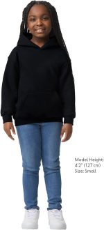 Gildan Youth Hoodie Sweatshirt, Style G18500B - Image 6