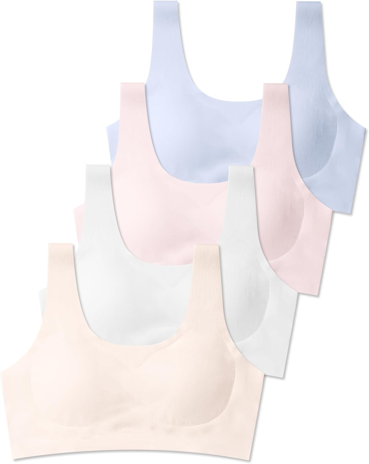 SALIA GIRL Training Bras for Girls 10-16 Sports Seamless Bra SALIA GIRL Training Bras for Girls 10-16 Sports Seamless Bra with Removable Padding Bras