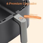 Cosori 9-in-1 TurboBlaze Air Fryer 6 Qt, Premium Ceramic Coating, 90°–450°F, Precise Heating for Even Results, Air Fry, Roast, Bake, Broil, Dry, Frozen, Proof, Reheat, Keep Warm, 120V - Image 8
