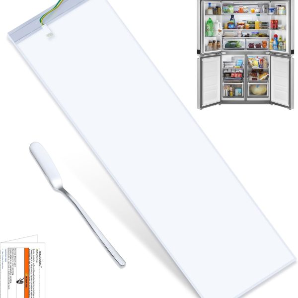 W11048980 Refrigerator LED Light Assembly Replace W11470191 W11455230 W11032355 W11032353 Suitable for Whirlpool Refrigerator Model WRQA59CNKZ Kitchen-Aid KRQC506MPS00, 10 Years Manufacturer