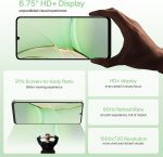 UMIDIGI G9T Unlocked Cell Phone, Dual 4G SIM, 4GB+128GB/1TB TF, Android 14 Smartphone, 6.75" HD+ 90Hz Display, 5000mAh Battery, 18W Fast Charging, 13MP Camera, GPS - Image 3