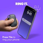Tile by Life360 Pro - Powerful Bluetooth Tracker, Key Finder and Item Locator for Keys, Bags and More. Both iOS and Android Compatible. Phone Finder. 1-Pack (Black) - Image 4
