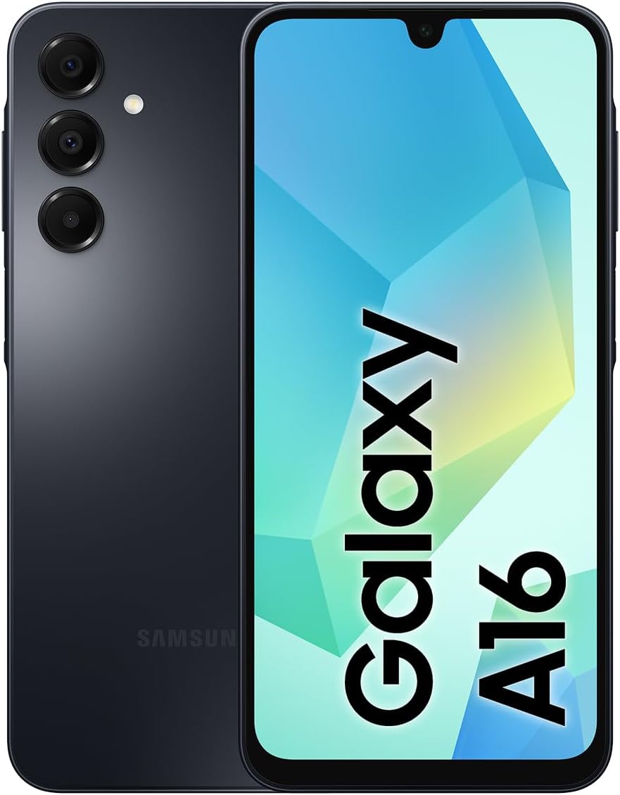 Samsung Galaxy A16 4G LTE (128GB + 4GB) International Model Samsung Galaxy A16 4G LTE (128GB + 4GB) International Model SM-A165F/DS Factory Unlocked, 6.7", Dual SIM, 50MP Triple Camera (Case Bundle), Black