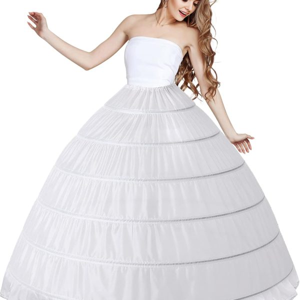 Women’s Petticoat Skirt Crinoline for Girls Hoop Skirt Petticoat Underskirt Half Slips
