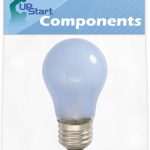 241555401 Refrigerator Light Bulb Replacement for Frigidaire Refrigerators - Compatible with Frigidaire 241555401 & Part Number AP3763141, 1056583, AH977006, EA977006, PS977006