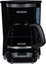 BLACK+DECKER 12-Cup Digital Coffee Maker, Programmable, Washable Basket Filter, Sneak-A-Cup, Auto Brew, Water Window, Keep Hot Plate, Black - Image 2