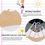 Popular Girls Padded Training Bra Pack – Crop Cami Training Bras for Girls. Seamless Bra Design with Removable Padding - Image 6