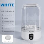 Portable Washing Machine,Upgrade Mini Washer Deeply Cleans Small Laundry Items, Socks, Underwear, Baby Clothes,Small Washer Is Suitable for Solo Living, Apartments, Hotels, Travel, And Camping White - Image 5