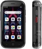Unihertz Jelly Star Mini Smartphone 3 Inch Smallest Tiny 4G Cell Phone Android 13 Transparent Design LED Light NFC OTG 8GB RAM 256GB ROM (Black) Compatible with T-Mobile and Verizon only - Image 2