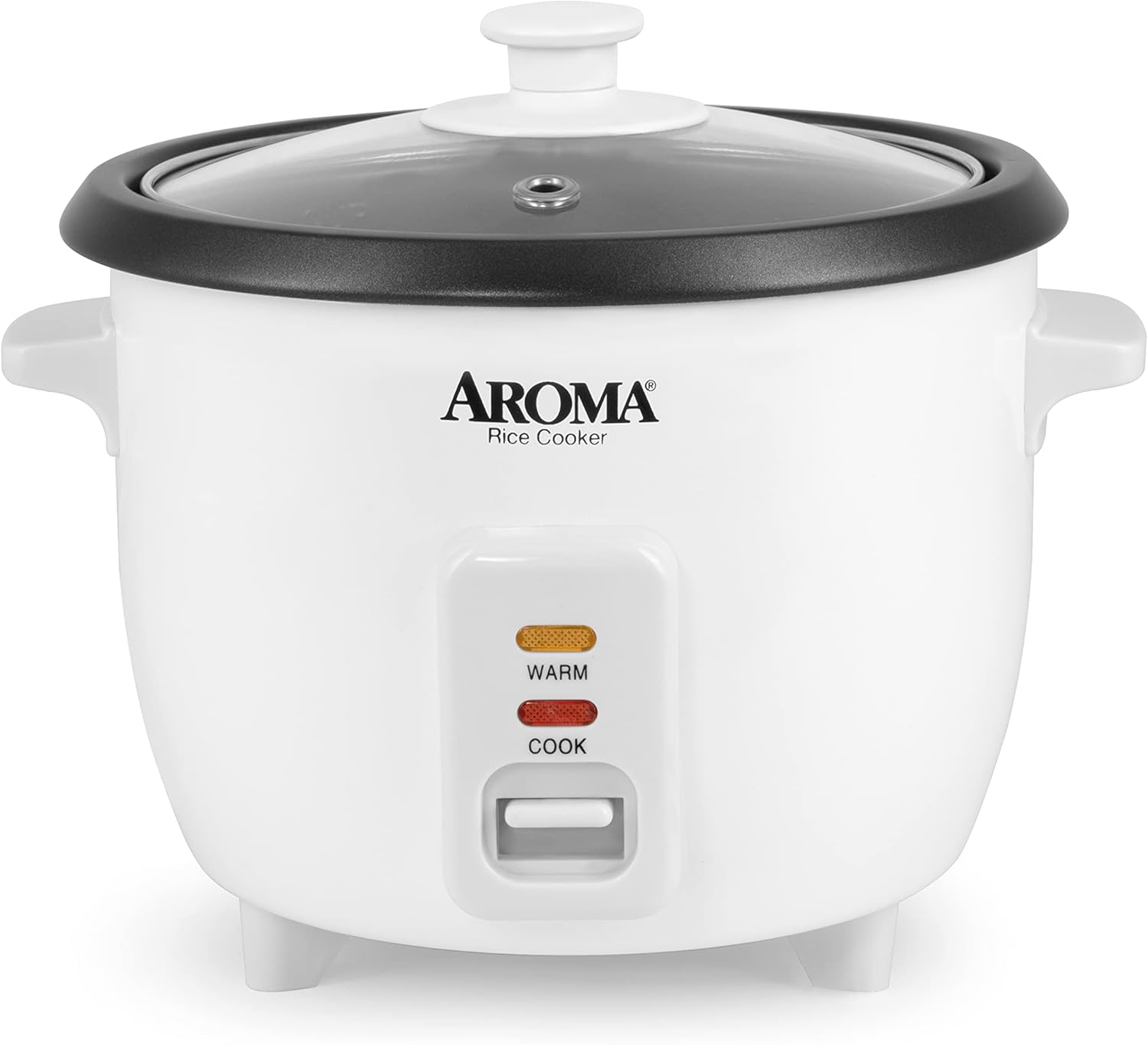 Aroma Housewares Aroma 6-cup (cooked) 1.5 Qt. One Touch Rice Aroma Housewares Aroma 6-cup (cooked) 1.5 Qt. One Touch Rice Cooker, White (ARC-363NG), 6 cup cooked/ 3 cup uncook/ 1.5 Qt.
