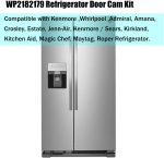 2182179 Refrigerator Door Closer Cam For Whirlpool Kenmore Admiral Amana Crosley Refrigerator Lower Door Closer AP6005980 PS11739042 W10329686 2155311 (Screws not included) - Image 2