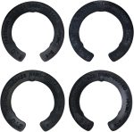 4 Pcs Upgraded DA99-04158A Hinge Shim Refrigerator Door Height Adjustment Kits, Replacement Parts for Samsung 3282540, DA60-00314C, PS6448337 AP5668209,4 Different Thickness