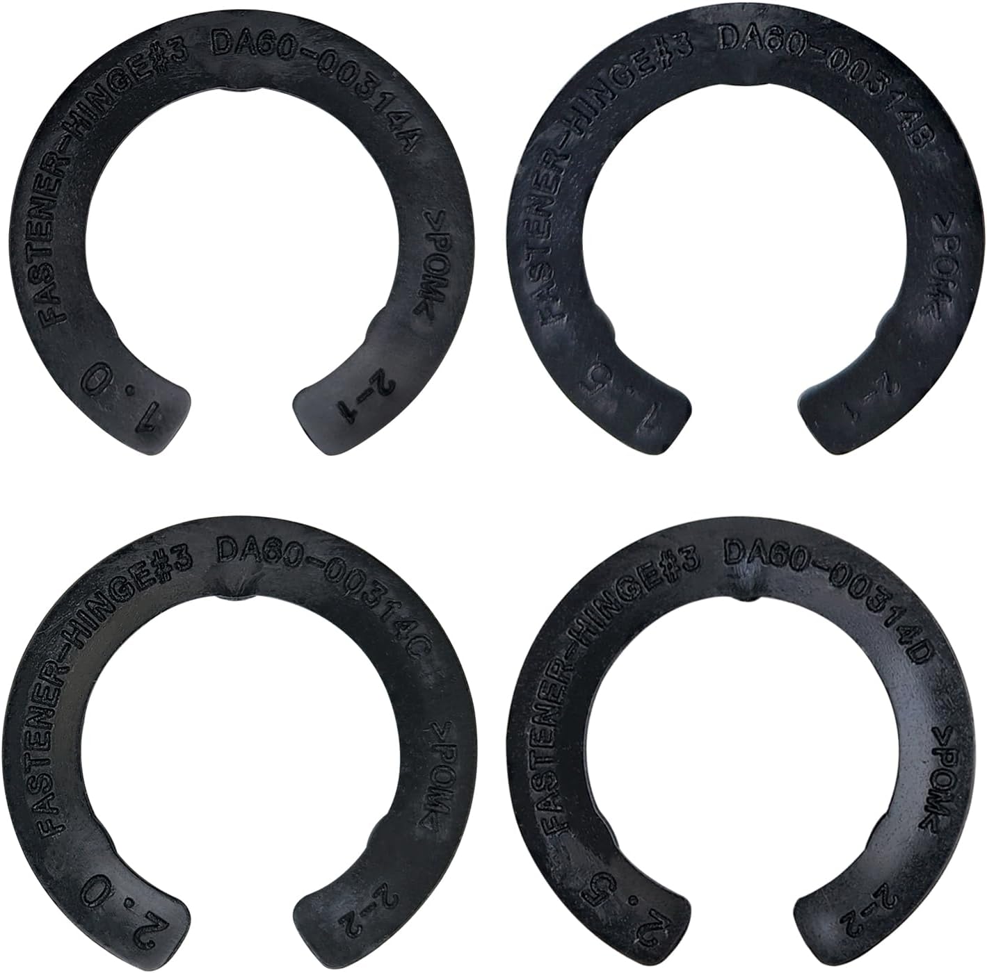 4 Pcs Upgraded DA99-04158A Hinge Shim Refrigerator Door Height Adjustment 4 Pcs Upgraded DA99-04158A Hinge Shim Refrigerator Door Height Adjustment Kits, Replacement Parts for Samsung 3282540, DA60-00314C, PS6448337 AP5668209,4 Different Thickness