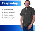 Lively Jitterbug Smart4 Smartphone for Seniors - Cell Phone for Seniors - Not Compatible with Other Wireless Carriers - Must Be Activated with Lively Phone Plan - Image 7