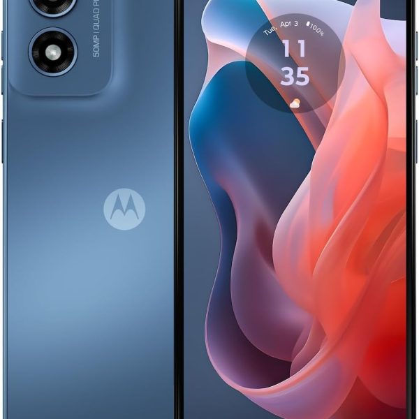 Motorola Moto G Play | 2024 | Unlocked | Made for US 4/64GB | 50MP Camera | Sapphire Blue