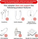 4 Pack Lightning to USB C Adapter for iPhone 15/16/17 Pro/17 Pro Max,for iPhone 17/16 Charger,17/16 Accessories,Fast Charging & Data Transfer,USB C Charger Connector Cable,Not for Audio/OTG - Image 2
