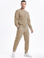JMIERR Men's 2 Piece Outfits Knit Jacquard Pullover Sweatshirt Tracksuit & Joggers Sweatpants Sweatsuit Sets with Pockets - Image 2