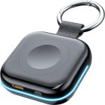 HUOTO Portable Charger for Apple Watch,Wireless Magnetic iWatch Charger 1200mAh Power Bank Travel Keychain Accessories Smart Chargers for Apple Watch Series 11/10/9/8/7/6/SE/5/4/3/2/1/UItra/UItra 2