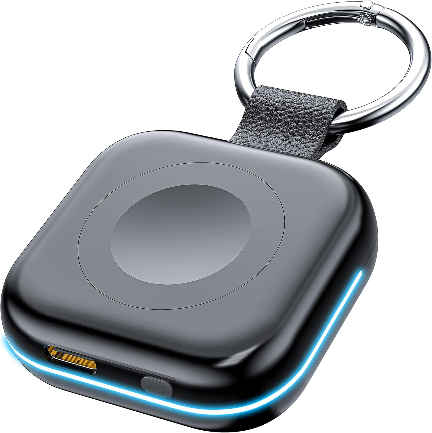 HUOTO Portable Charger for Apple Watch,Wireless Magnetic iWatch Charger 1200mAh HUOTO Portable Charger for Apple Watch,Wireless Magnetic iWatch Charger 1200mAh Power Bank Travel Keychain Accessories Smart Chargers for Apple Watch Series 11/10/9/8/7/6/SE/5/4/3/2/1/UItra/UItra 2