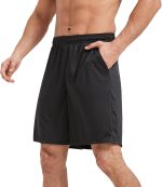 5 Pack Men's Athletic Gym Shorts with Pockets Quick Dry Activewear Workout Running Shorts for Men - Image 2
