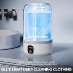 Portable Washing Machine,Upgrade Mini Washer Deeply Cleans Small Laundry Items, Socks, Underwear, Baby Clothes,Small Washer Is Suitable for Solo Living, Apartments, Hotels, Travel, And Camping White - Image 6