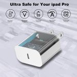 iPhone 17 16 15 Charger Fast Charging,2Pack 20W Apple iPad USB C Wall Chrager Block with 6FT USB C to C Cable for iPhone 17/Pro/Pro Max/17 Air/ 16/16 Pro/16 Pro Max/15/Plus/Pro/Pro Max - Image 3