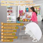 W11251749 Refrigerator LED Light Bulb for Whirlpool Kitchenaid Kenmore Amana Refrigerator Freezer Light Replaces AP7192759 W11520324 W11468934 W11549780 W11449273 W11602886 Fridge Light - Image 4