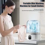Underwear Washing Machine, Upgrade Mini Portable Washing Machine Rechargeable Underwear Washer Deep Cleans Small Clothes for Apartment, Dorm, RV, Travel & Hotel Use - Image 7