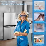 W11048980 Refrigerator LED Light Assembly Replace W11470191 W11455230 W11032355 W11032353 Suitable for Whirlpool Refrigerator Model WRQA59CNKZ Kitchen-Aid KRQC506MPS00, 10 Years Manufacturer - Image 5