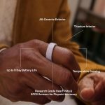 Oura Ring 4 Ceramic - Tide - Size 8 - Size Before You Buy - Image 9