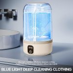 Portable Washing Machine,Wireless Mini Washer Deeply Cleans Small Laundry Items, Socks, Underwear, Baby Clothes,Small Washer Is Suitable for Solo Living, Apartments, Hotels, Travel, And Camping - Image 6