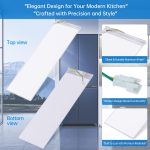 W11048980 Refrigerator LED Light Assembly Compatible with Whirlpool WRQA59CNKZ Kitchen-Aid KRQC506MPS00 Replace W11455230 W11470191 W11032355 W11032353, 10 Years Manufacturer - Image 2