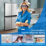 W11048980 Refrigerator LED Light Assembly Compatible with Whirlpool WRQA59CNKZ Kitchen-Aid KRQC506MPS00 Replace W11455230 W11470191 W11032355 W11032353, 10 Years Manufacturer - Image 4