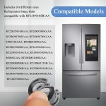 4 Pcs Upgraded DA99-04158A Hinge Shim Refrigerator Door Height Adjustment Kits, Replacement Parts for Samsung 3282540, DA60-00314C, PS6448337 AP5668209,4 Different Thickness - Image 2