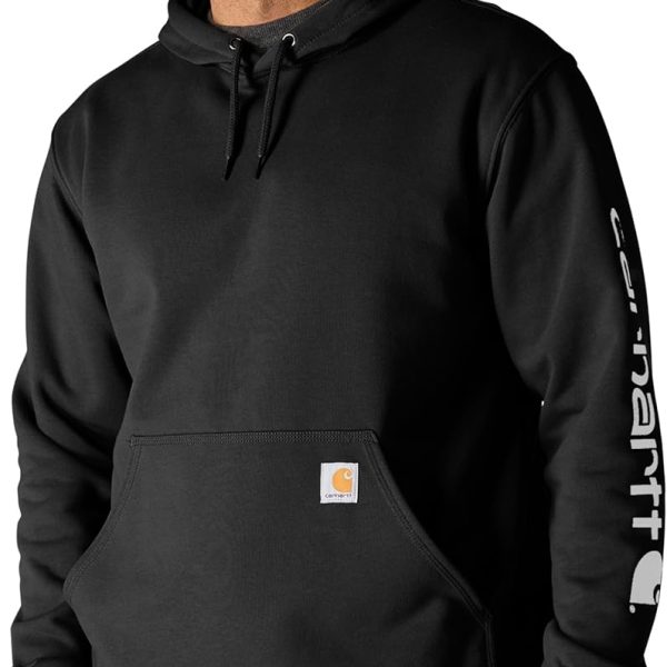 Carhartt Men's Loose Fit Midweight Logo Sleeve Graphic Sweatshirt