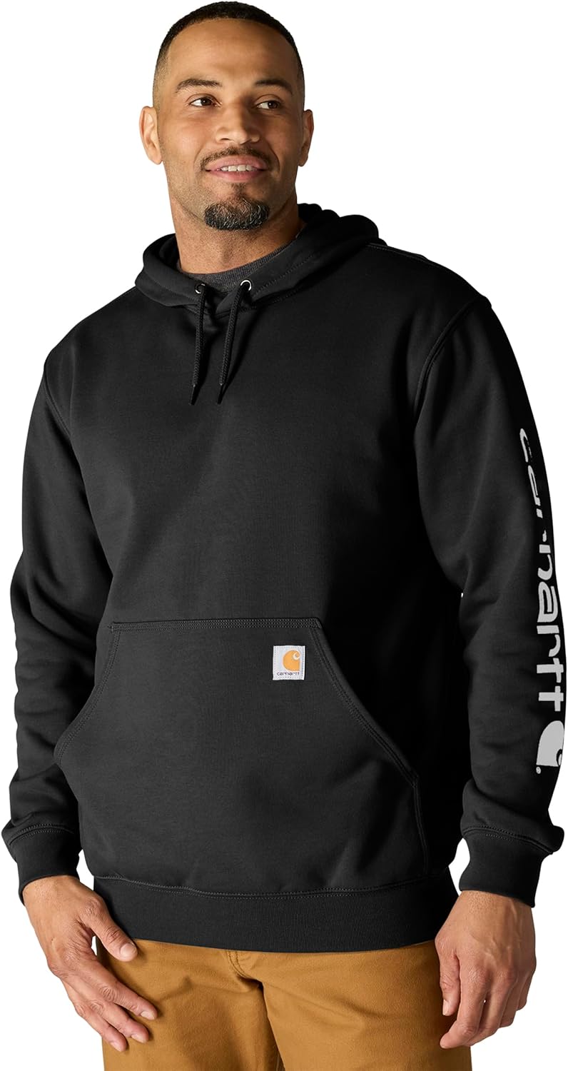 Carhartt Men's Loose Fit Midweight Logo Sleeve Graphic Sweatshirt Carhartt Men's Loose Fit Midweight Logo Sleeve Graphic Sweatshirt