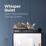 BLACK+DECKER Wine Fridge 12 Bottles, Thermoelectric Wine Cooler Refrigerator with Mirrored Front, Freestanding 12 Bottle Wine Fridge, BD60336 - Image 3