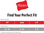 Hanes Boys' Socks, Double Tough Cushioned Crew Socks, 12-pair Packs - Image 4