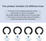 4 Pcs Upgraded DA99-04158A Hinge Shim Refrigerator Door Height Adjustment Kits, Replacement Parts for Samsung 3282540, DA60-00314C, PS6448337 AP5668209,4 Different Thickness - Image 3