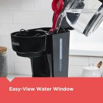 BLACK+DECKER 12-Cup Coffee Maker with Easy On/Off Switch, Easy Pour, Non-Drip Carafe with Removable Filter Basket, Vortex Technology, Black - Image 9